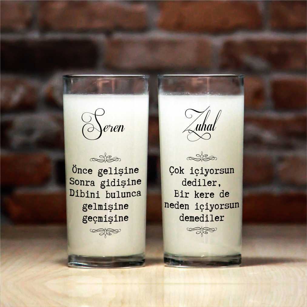 Sözünü Yaz 2'li Rakı Bardağı