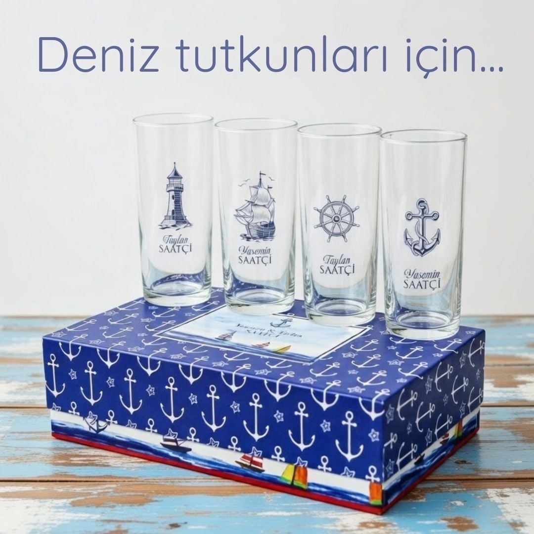 Kişiye Özel Rakı Bardakları