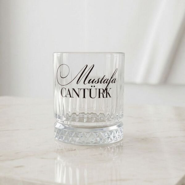 Duppone İsim Baskılı Viski Bardağı | Kişiye Özel Şık Hediye