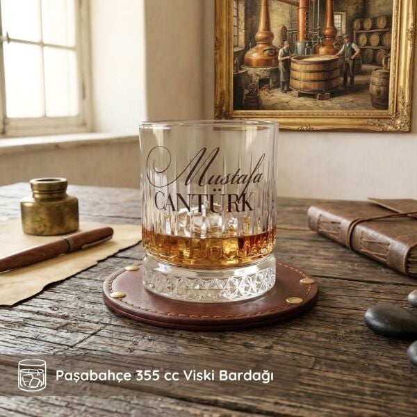 Duppone İsim Baskılı Viski Bardağı | Kişiye Özel Şık Hediye