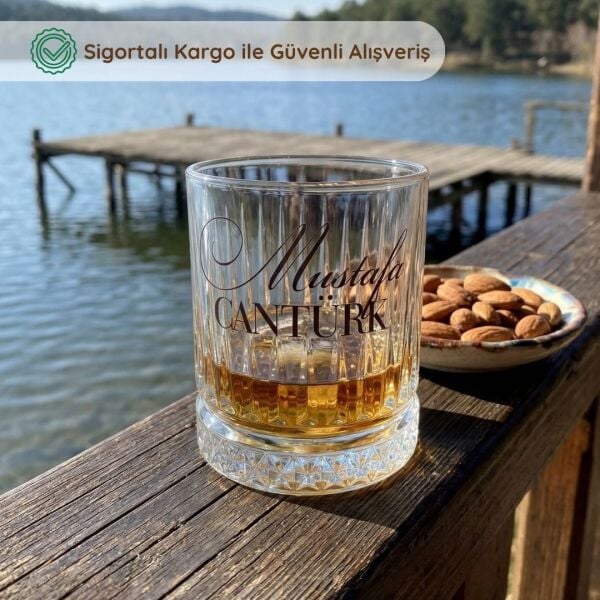 Duppone İsim Baskılı Viski Bardağı | Kişiye Özel Şık Hediye