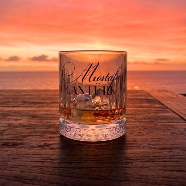Duppone İsim Baskılı Viski Bardağı | Kişiye Özel Şık Hediye