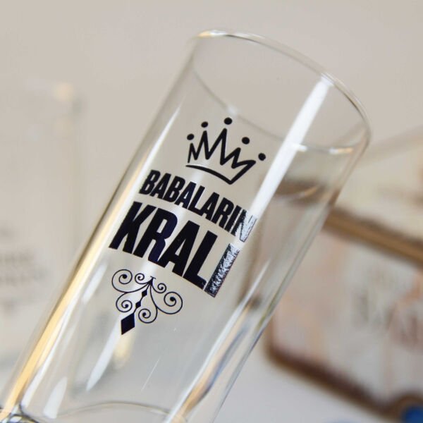 Babaların Kralı İkili Rakı Bardağı Hediyelik Kutulu Set
