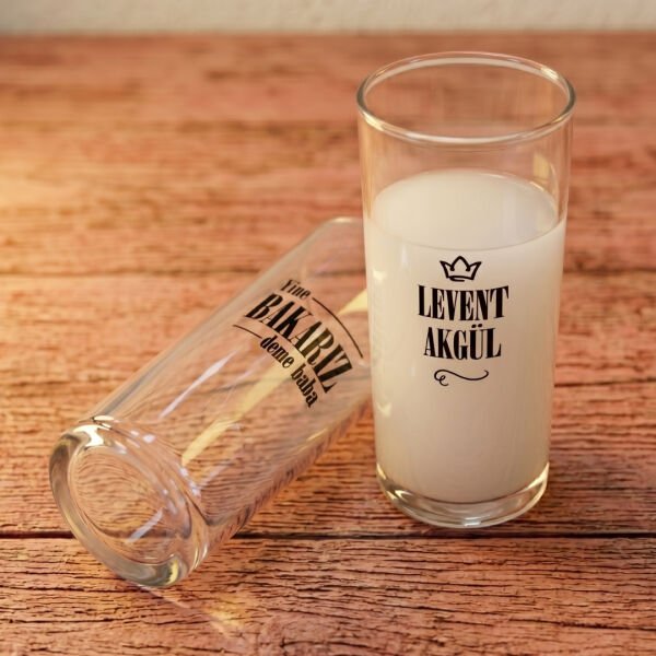 Bakarız Deme Baba Rakı Bardağı - Hediyelik Kutulu