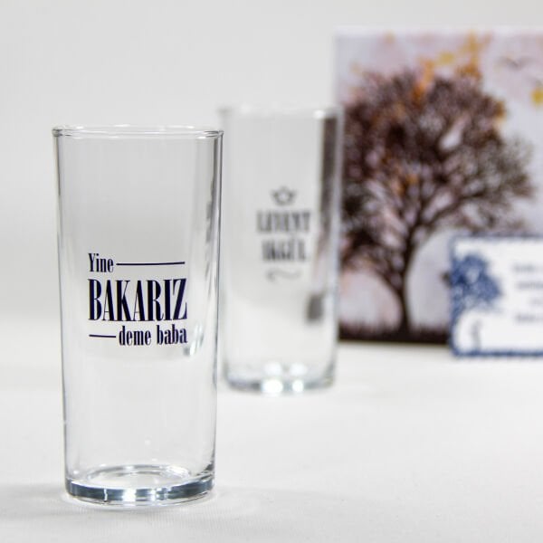 Bakarız Deme Baba İkili Rakı Bardağı