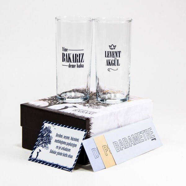 Bakarız Deme Baba İkili Rakı Bardağı