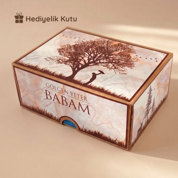 Gölgen Yeter Baba Rakı Bardağı Seti | Babanıza En Özel Hediye