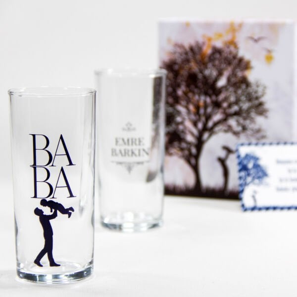 BA-BA (Oğul) İkili Rakı Bardağı