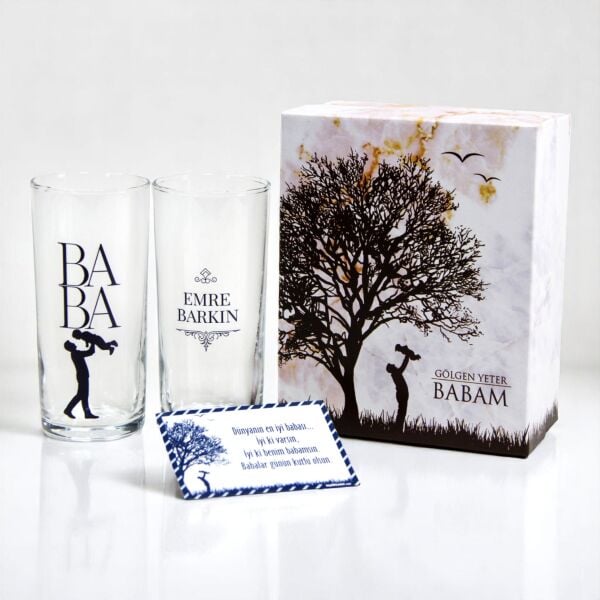 BA-BA (Oğul) İkili Rakı Bardağı