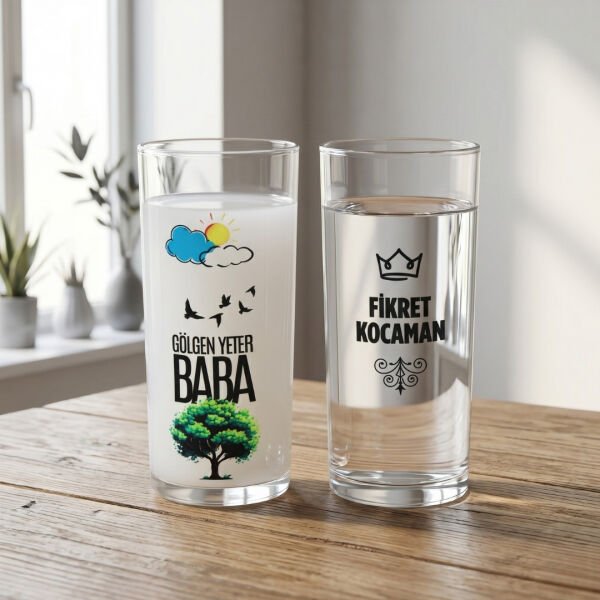 Gölgen Yeter Baba Hediyelik Rakı Bardağı Set
