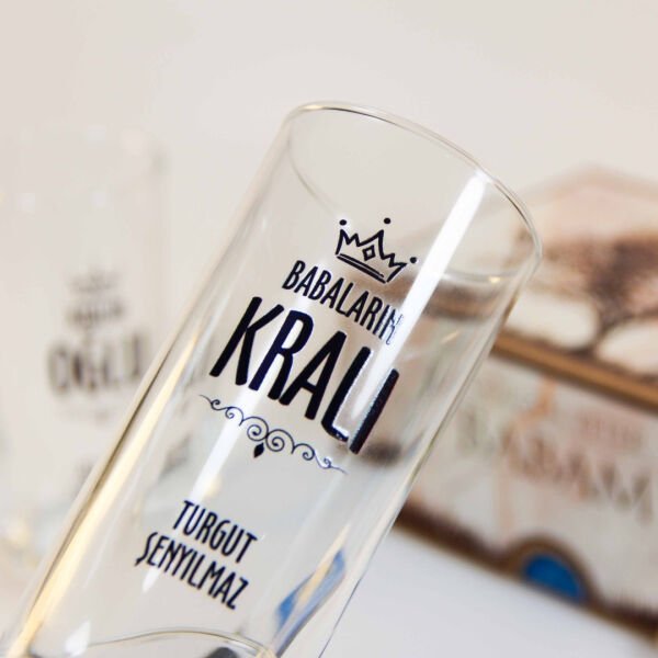 Babaların Kralı ve Kralın Oğlu İkili Rakı Bardağı Set