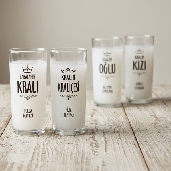 Kralın Ailesi 4'lü Rakı Bardağı