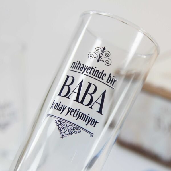 Nihayetinde Bir Baba İkili Rakı Bardağı - Hediyelik Kutu Set
