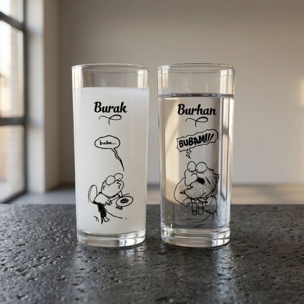 Buba-Bubam İkili Rakı Bardağı - Hediyelik Kutu Set