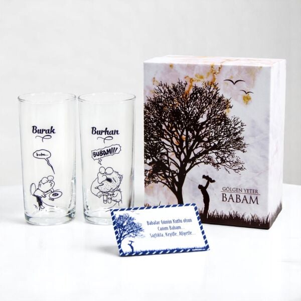Buba Oğul 2'li Rakı Bardağı