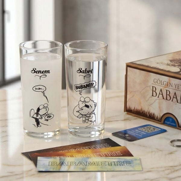 Buba Bubam İkili Rakı Bardağı - Hediyelik Kutu Set