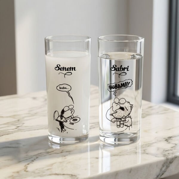 Buba Bubam İkili Rakı Bardağı - Hediyelik Kutu Set