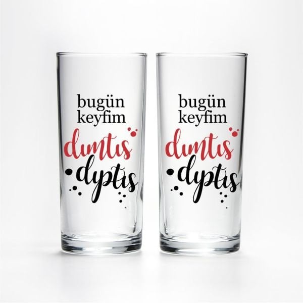 Bugün Keyfim Dımtıs Dıptıs - 2'li Rakı Bardağı