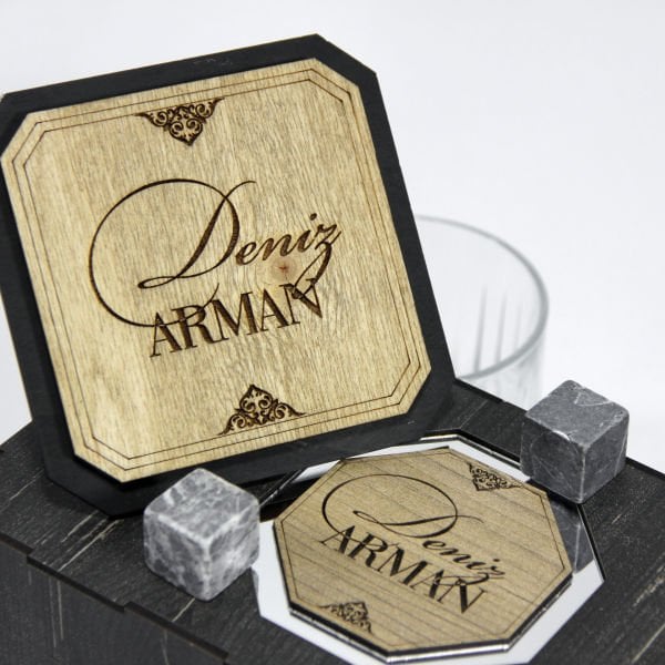 Club Duppo Viski Set – Kişiye Özel Ahşap Kutulu Set