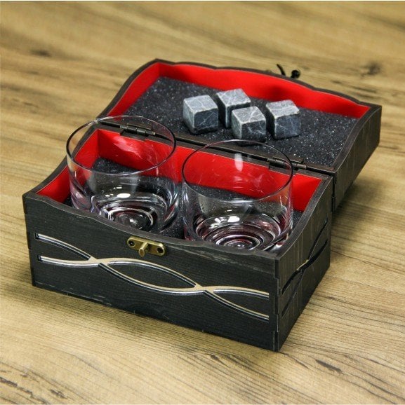 İkili Modena Viski Kutusu