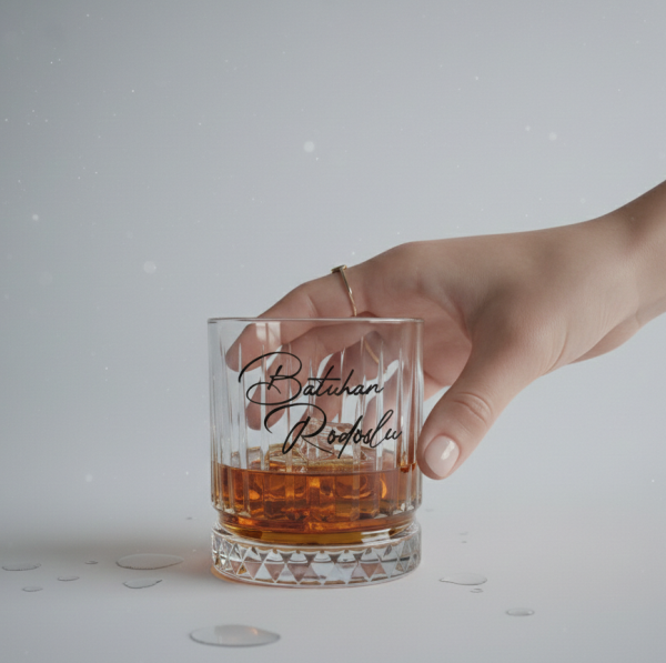 Gallardo İsim Baskılı Viski Bardağı | Kişiye Özel Şık Hediye