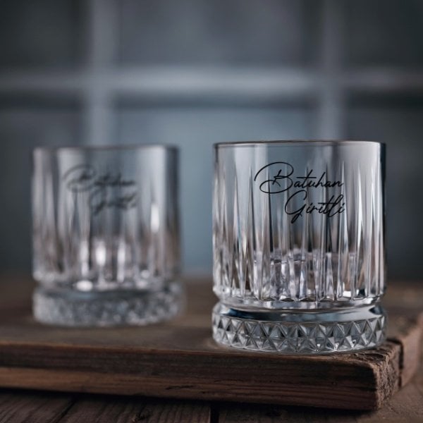 Gallardo İsim Baskılı Viski Bardağı | Kişiye Özel Şık Hediye