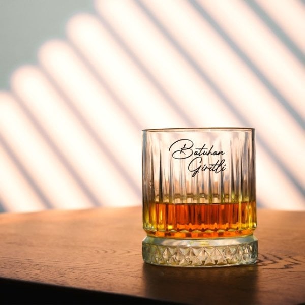 Gallardo İsim Baskılı Viski Bardağı | Kişiye Özel Şık Hediye