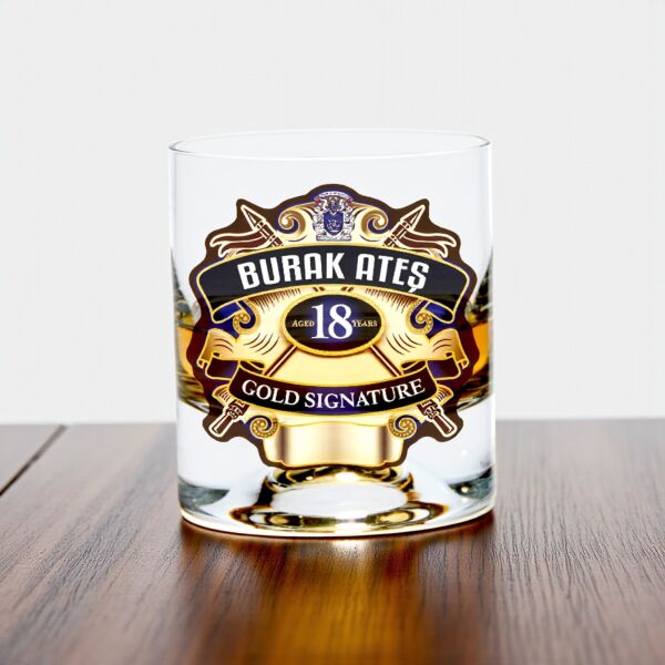 Regal İsim Baskılı Paşabahçe Viski Bardağı