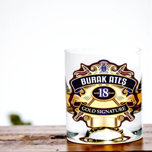 Regal İsim Baskılı Paşabahçe Viski Bardağı