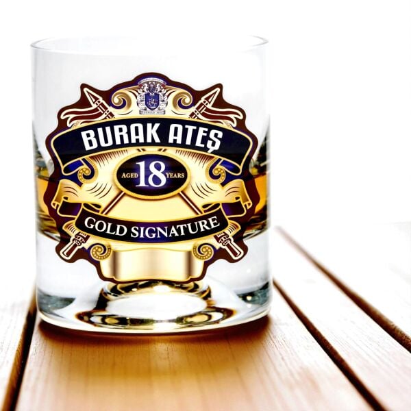 Regal İsim Baskılı Paşabahçe Viski Bardağı