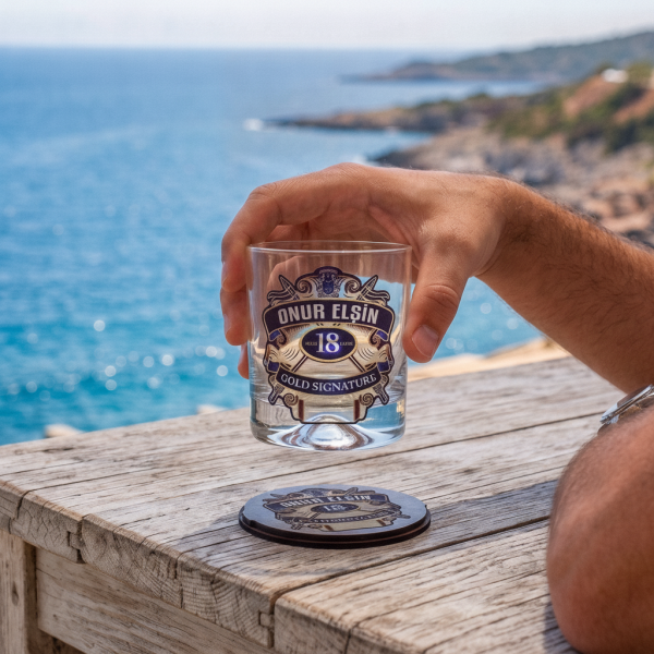 Regal İsim Baskılı Paşabahçe Viski Bardağı