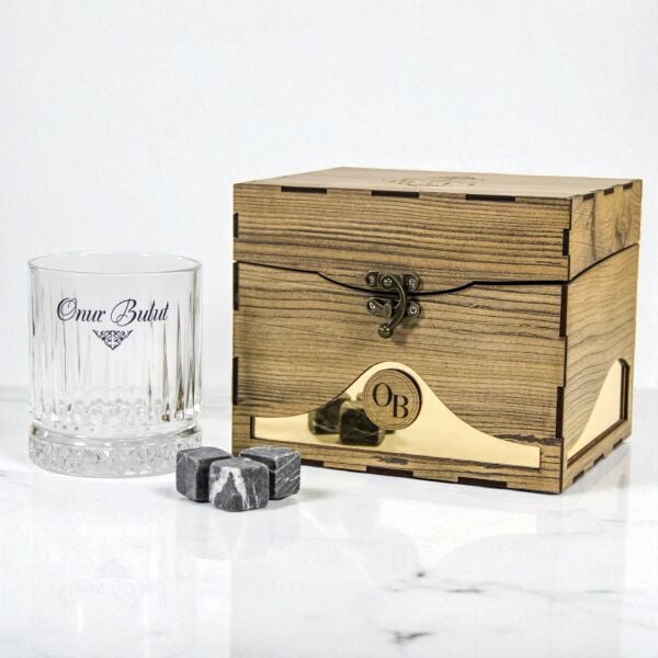 Regent VIP Ahşap Kutulu Paşabahçe Viski Seti