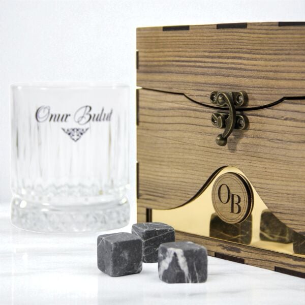 Regent VIP Ahşap Kutulu Paşabahçe Viski Seti