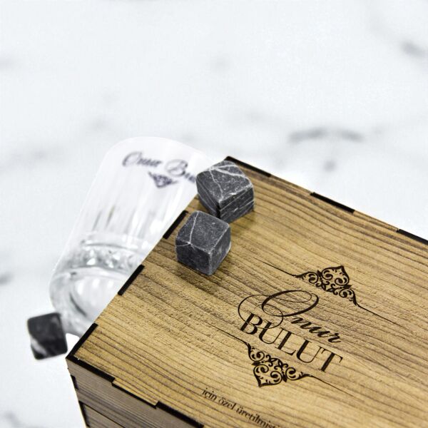 Regent VIP Ahşap Kutulu Paşabahçe Viski Seti