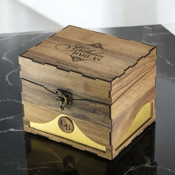 Regent VIP Ahşap Kutulu Paşabahçe Viski Seti