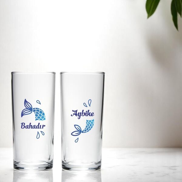 Balık Kuyruk 2'li Rakı Bardağı