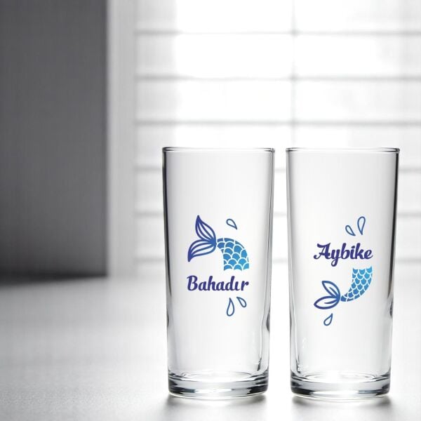 Balık Kuyruk 2'li Rakı Bardağı