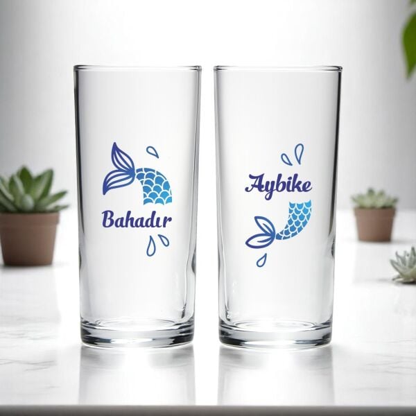 Balık Kuyruk 2'li Rakı Bardağı