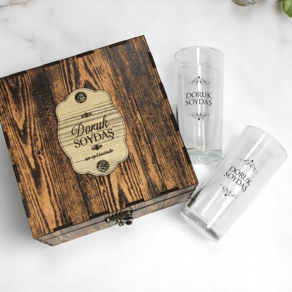 MAGNO Ahşap Kutulu 2'li Set