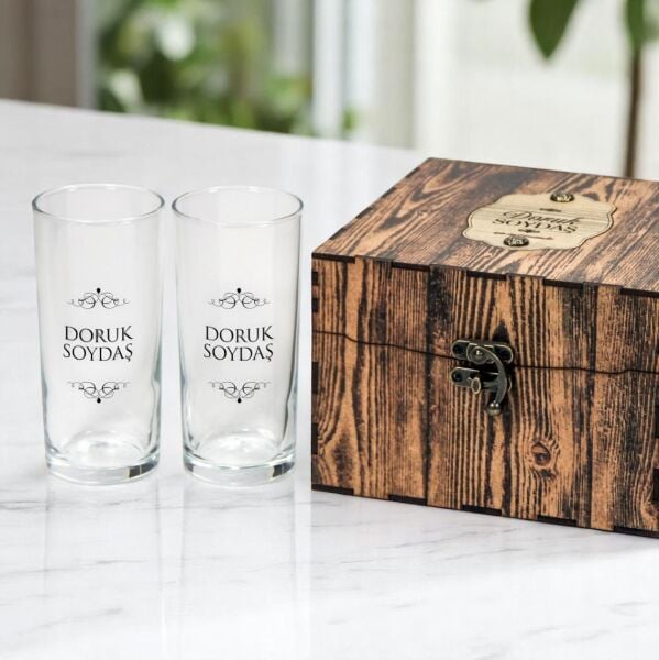 MAGNO Ahşap Kutulu 2'li Set