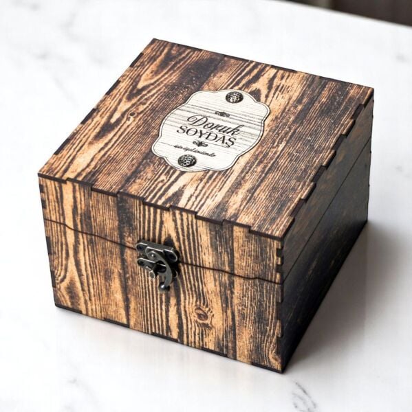 MAGNO Ahşap Kutulu 2'li Set