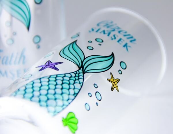 Rakı Bardağında Balık Olsam İkili Rakı Bardakları