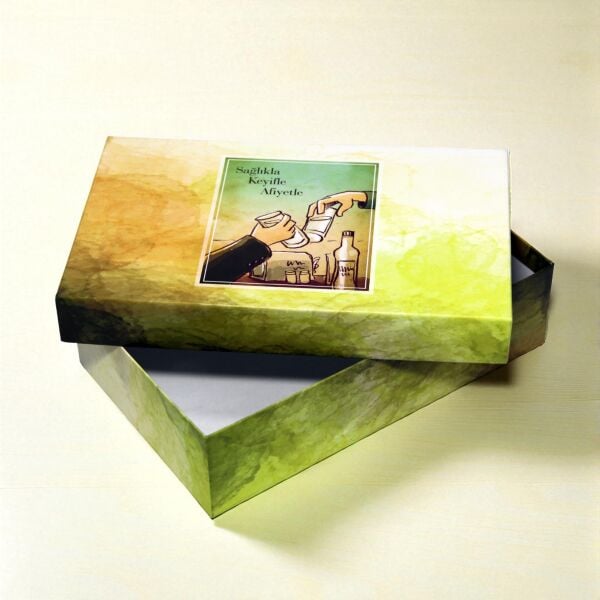 Hediyelik Dörtlü Rakı Bardağı Kutusu