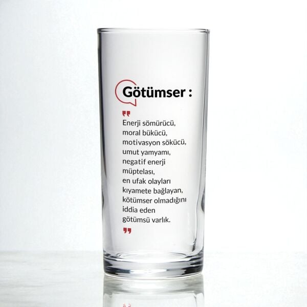 Götümser & Sikimser Rakı Bardakları - İki Adet