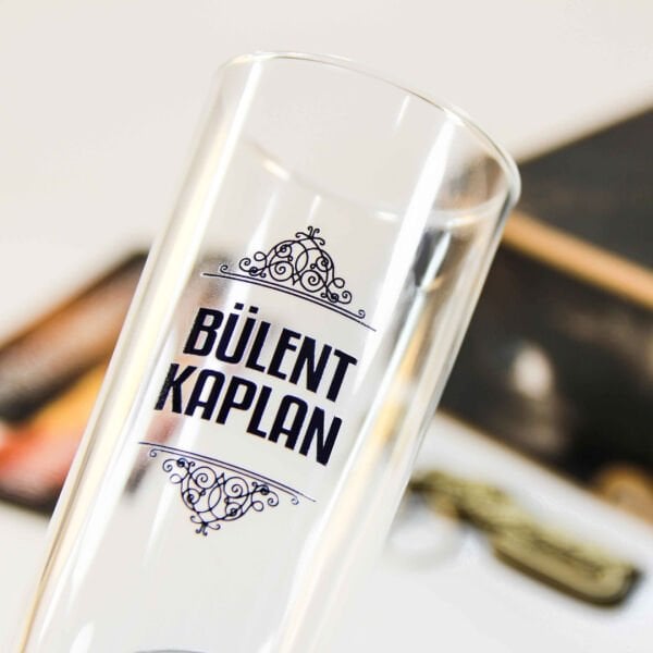 Atatürk Rakı Bardağı Hediyelik Set - Özel İsim Baskılı